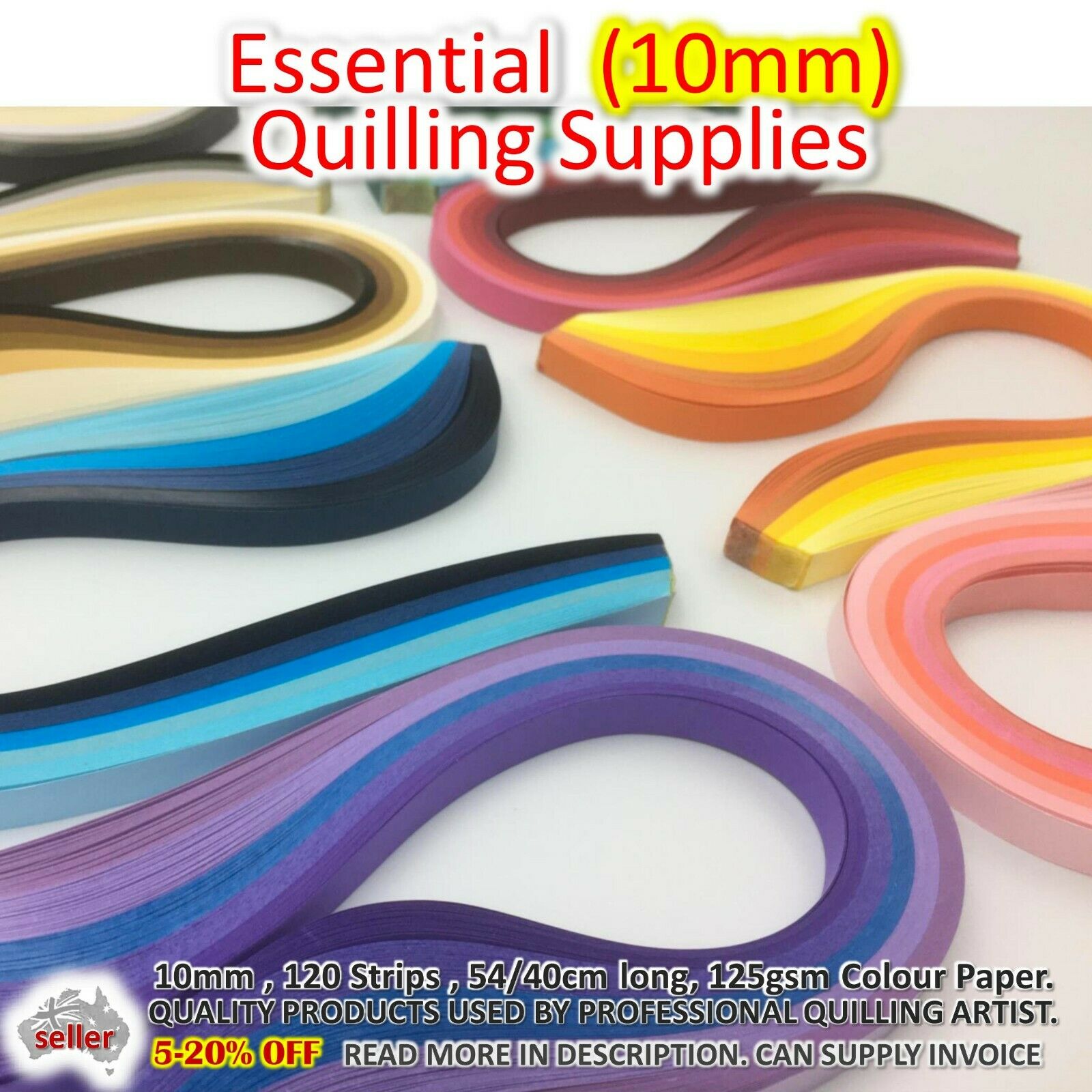 5mm*54cm 03 16 Colors Paper Quilling Strips Set Art Craft Kits Quilling Strips DIY Crafts Tool